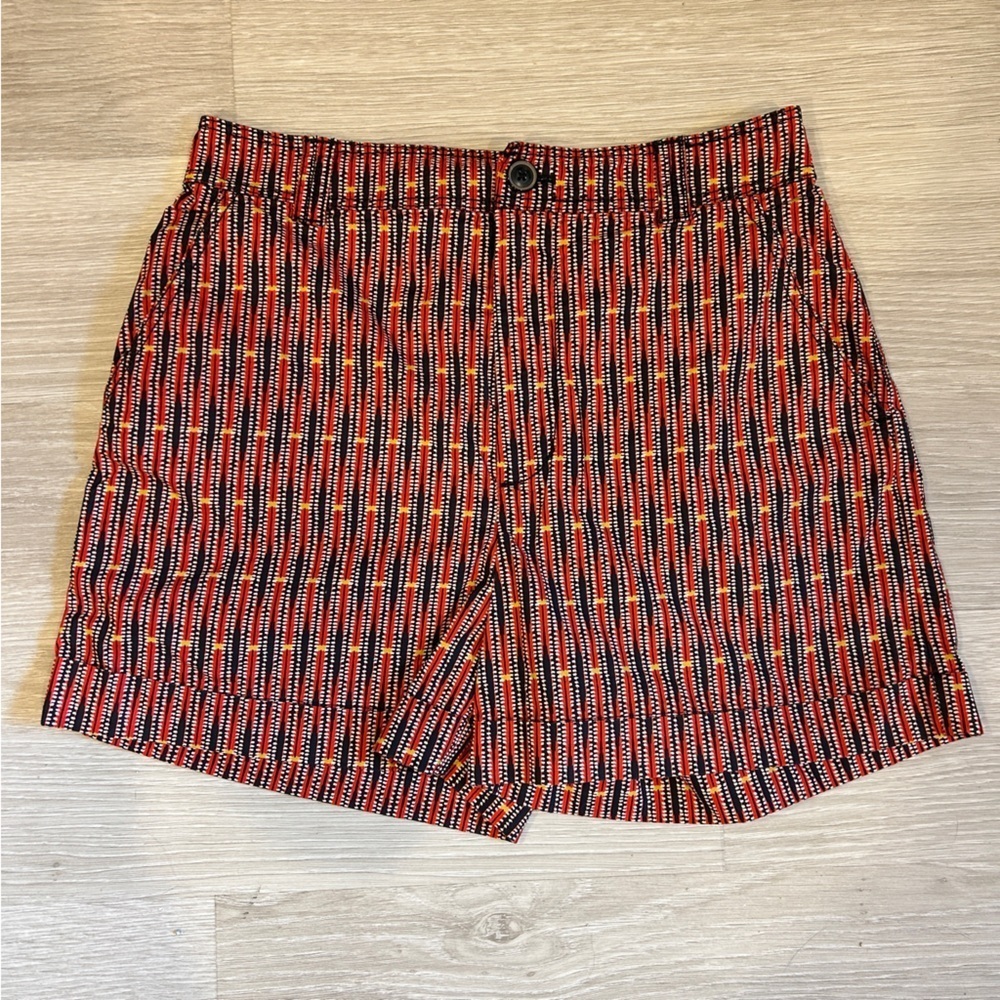 Anthropologie Maeve Abstract City Shorts - 6